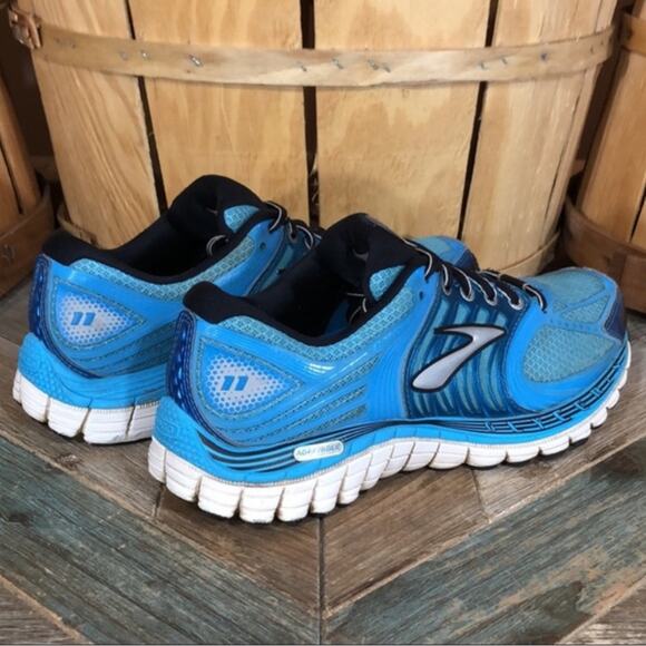 Brooks Glycerin 11 Blue Black Comfort Running Shoes Womens Size 7 B Medium - Picture 5 of 11